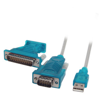 EFB USB2.0 / RS232 átalakító kábel USB-A / D-SUB csatlakozókkal, 1,8 méter