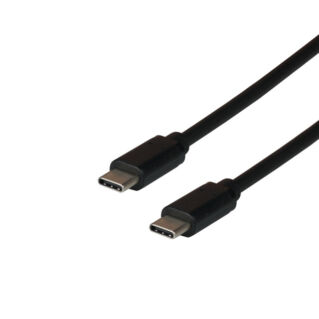 EFB USB2.0 480Mbit/s kábel USB-C csatlakozókkal, L=0.5 méter, fekete