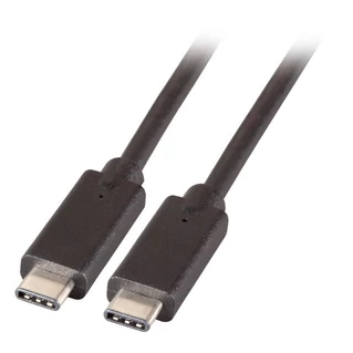 EFB USB3.2 Gen1 5Gbit/s kábel USB-C csatlakozókkal, L=1 méter, fekete