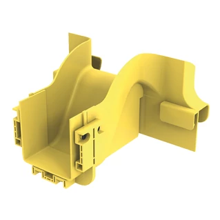 HUBER+SUHNER száloptikai kábelcsatorna horizontális kiállás, 100x100 mm