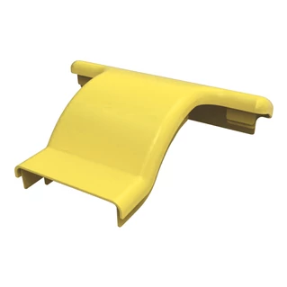 HUBER+SUHNER száloptikai kábelcsatorna horizontális kiállás fedél, 100 mm