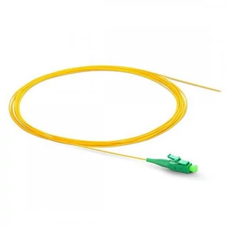 LC/APC optikai szálpigtail, monomódusú OS2 9/125 µm, sárga, L=2 méter