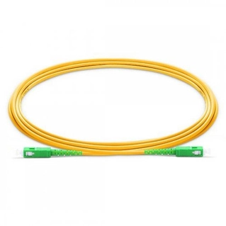 SC/APC-SC/APC szimplex optikai patch kábel, monomódusú OS2 9/125 µm, sárga, L=2 méter