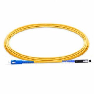  MU/PC-SC/PC szimplex optikai patch kábel, monomódusú OS2 9/125 µm, sárga, L=1 méter