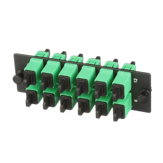 Panduit Opticom SC Fiber Adapter Panel (FAP), 12xSC/APC szimplex, SM OS2