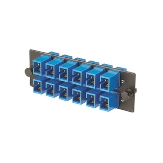 Panduit Opticom SC Fiber Adapter Panel (FAP), 12xSC szimplex, SM OS2
