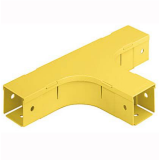 PANDUIT Fiber-Duct 2X2 horizontális T-elágazó fedéllel, sárga