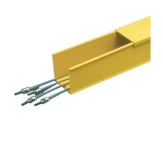 PANDUIT Fiber-Duct 4X4 kábelcsatorna, sárga, 100x100x1800 mm