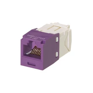 PANDUIT Mini-Com TX6 standard Category 6 UTP betét, lila