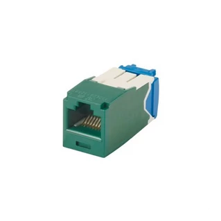 PANDUIT Mini-Com TX6A standard Category 6A UTP betét, zöld