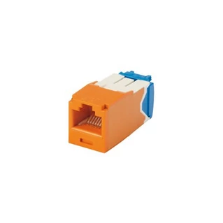 PANDUIT Mini-Com TX6A standard Category 6A UTP betét, narancssárga