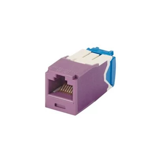 PANDUIT Mini-Com TX6A standard Category 6A UTP betét, lila