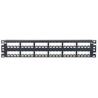 PANDUIT 48 portos Mini-Com All Metal moduláris patch panel árnyékolt betétekhez, 2U