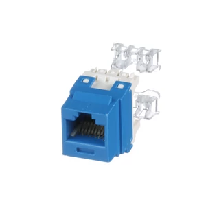 PANDUIT NetKey Cat.6 UTP keystone csatlakozó betét, kék