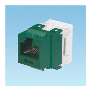 PANDUIT NetKey Cat.6 UTP keystone csatlakozó betét, zöld