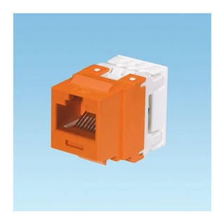 PANDUIT NetKey Cat.6 UTP keystone csatlakozó betét, narancs