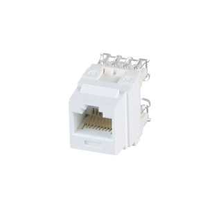PANDUIT NetKey Cat.6 UTP keystone csatlakozó betét, fehér