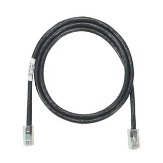 PANDUIT NetKey Category 5e UTP patch kábel, fekete, L=15m