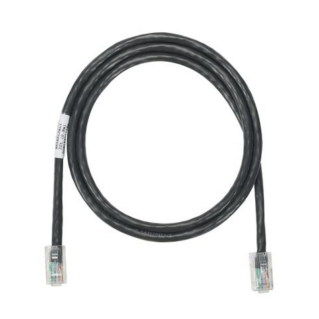 PANDUIT NetKey Category 5e UTP patch kábel, fekete, L=15m