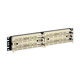 PANDUIT Pan-Punch 110 Category 5e punchdown üres kirendező alap 19" panelre szerelve, 2x100 érpáras, 2U magas