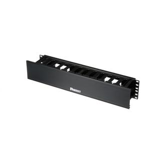 PANDUIT PatchLink 19" kábelrendező, front oldali, 2U magas, hajlítási sugár biztosító adapterekkel